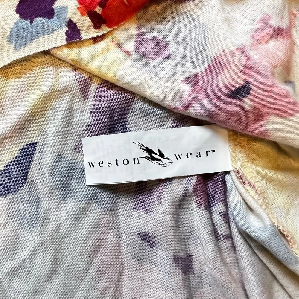 Anthropologie Weston Wear Sleeveless Floral Tunic. Size Medium.